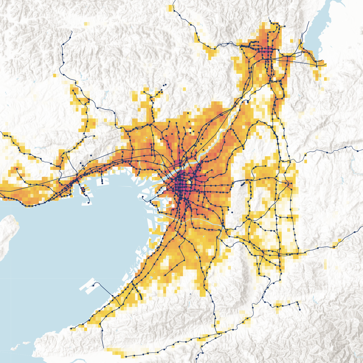Rail Transit & Population Density